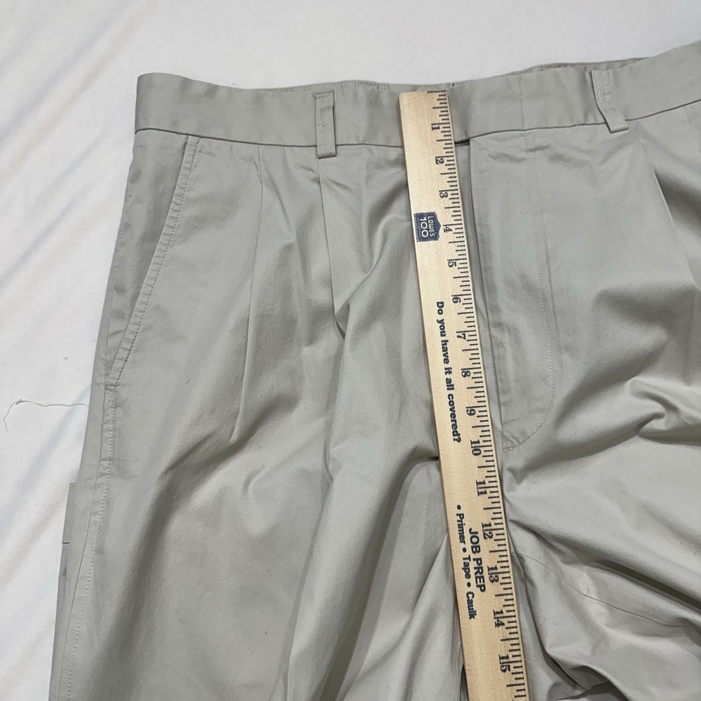 Fairway & Greene Mens Golf Pants 38 Khaki Pleated - Picture 8 of 11